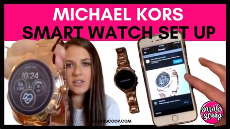 mk smart watch setup.